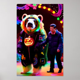 Poster Hora do Partido Comunista do Halloween - Ken Gage 