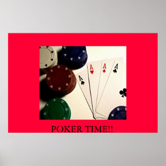 POSTER HORA DO POKER!