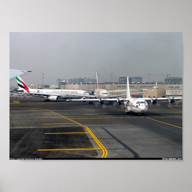 Póster Hora do Rush da Manhã em Dubai (Frente)