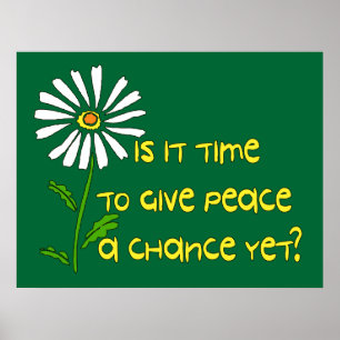Poster Hora para a paz