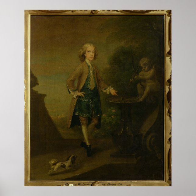 Poster Horace Walpole, 10, 1727-8 anos (Frente)