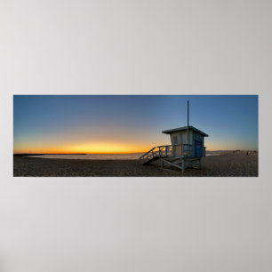 Poster Horário da Luz do ouro - Praia de Veneza, CA