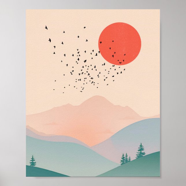 Poster Horário das Montanhas (Frente)