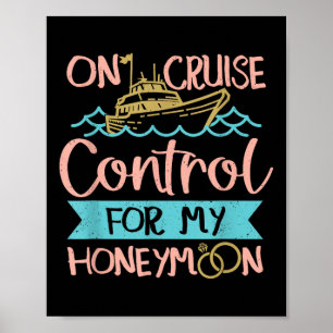 Poster Horário das Noivas de Férias Cruise em Honeymoon