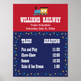 Poster Horário do grupo de comboios