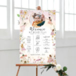Poster Horário do Primeiro Aniversário do Jardim Leiteiro<br><div class="desc">Celebre os primeiros 12 meses do seu pequeno com este primeiro sinal de marco de aniversário. Personalize o sinal com as metas anuais do seu bebê. Para adicionar texto ao design,  basta selecionar o botão "Personalizar o computador" acima para obter recursos de personalização mais avançados.</div>