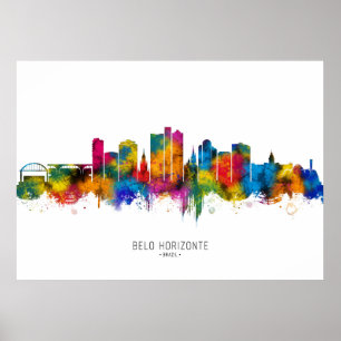 Poster Horizonte Belo Brasil Panorama
