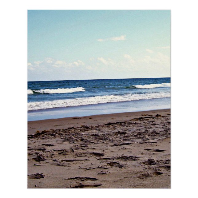 Póster Horizonte da Costa Tropical da Flórida (Frente)