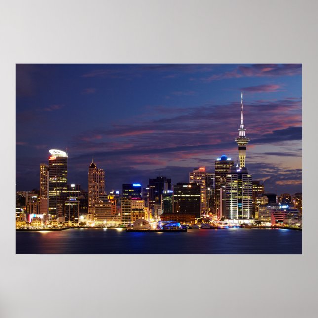 Poster Horizonte de Auckland City (Frente)