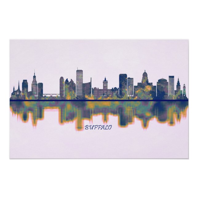Póster Horizonte de Búfalo (Frente)