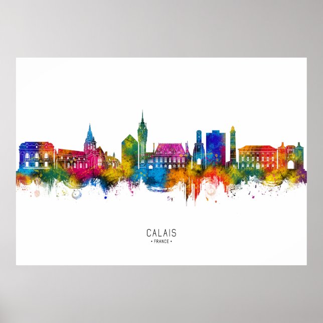 Poster Horizonte de Calais França (Frente)
