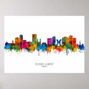 Poster Horizonte de Ciudad Juárez, México