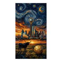 Horizonte de Dallas sob o Céu Estrelado Copa do Mu