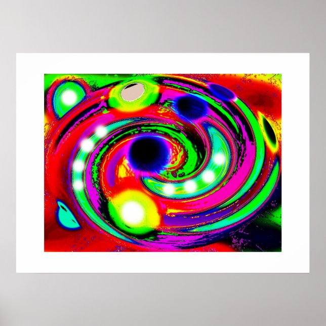 Póster Horizonte de eventos, ômega (Frente)