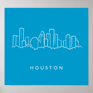 Poster Horizonte de Houston