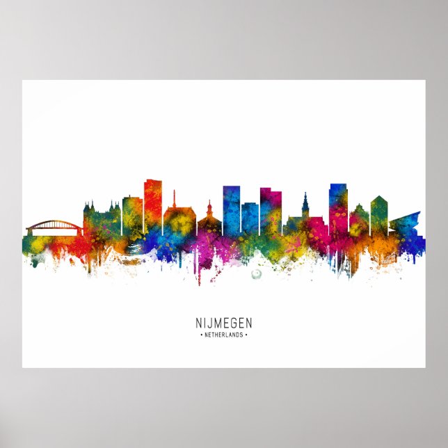Poster Horizonte de Nijmegen Holanda (Frente)