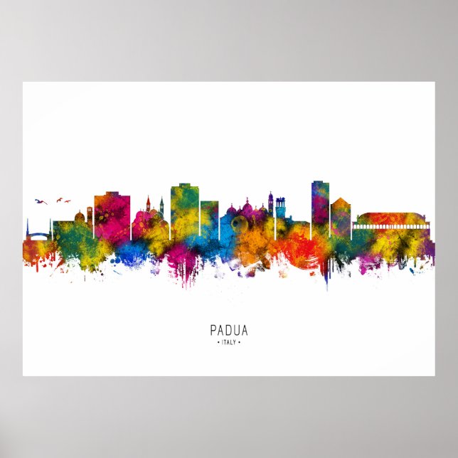Poster Horizonte de Pádua Itália (Frente)
