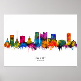 Poster Horizonte de Pak Kret Tailândia