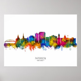 Poster Horizonte de Paterson Nova Jersey