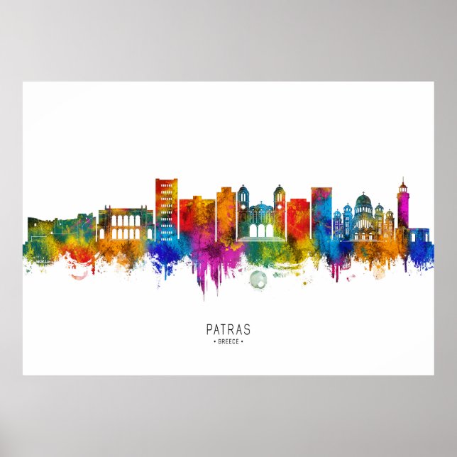 Poster Horizonte de Patras Grécia (Frente)