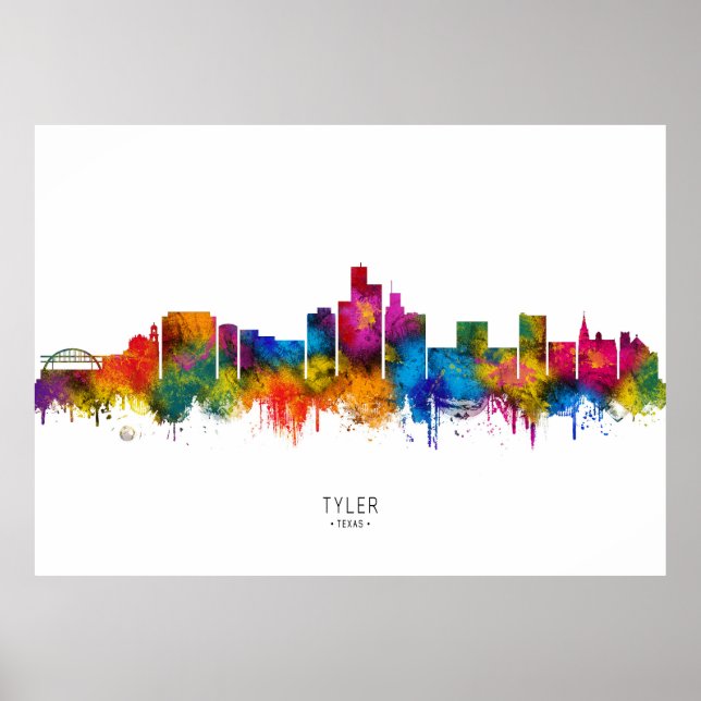 Poster Horizonte de Tyler Texas (Frente)