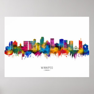 Poster Horizonte de Winnipeg Manitoba