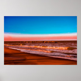 Poster Horizonte do Lago Erie – Paisagem Costeira Pacífic