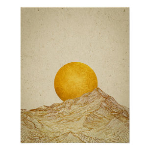 Póster Horizonte Dourado