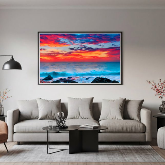 Poster Horizonte Flamejante (Criador carregado)