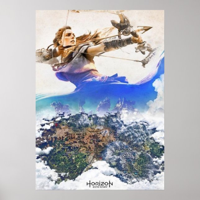 Poster Horizonte Proibido Oeste (Frente)