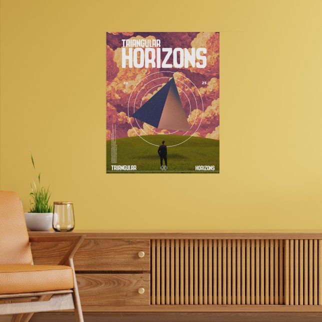 Poster Horizontes Triangulares (Sala de Estar 2)
