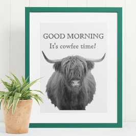 Poster Horland Hairy Cow Café Hora de Bar
