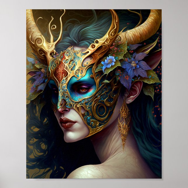 Poster Hormona Elf Fantasy Art (Frente)