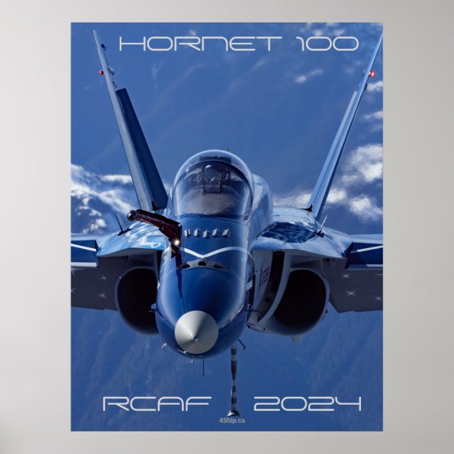 Poster Hornet 100 CF18 Demo 2024 (Frente)