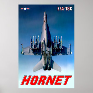 POSTER HORNET F/A-18C
