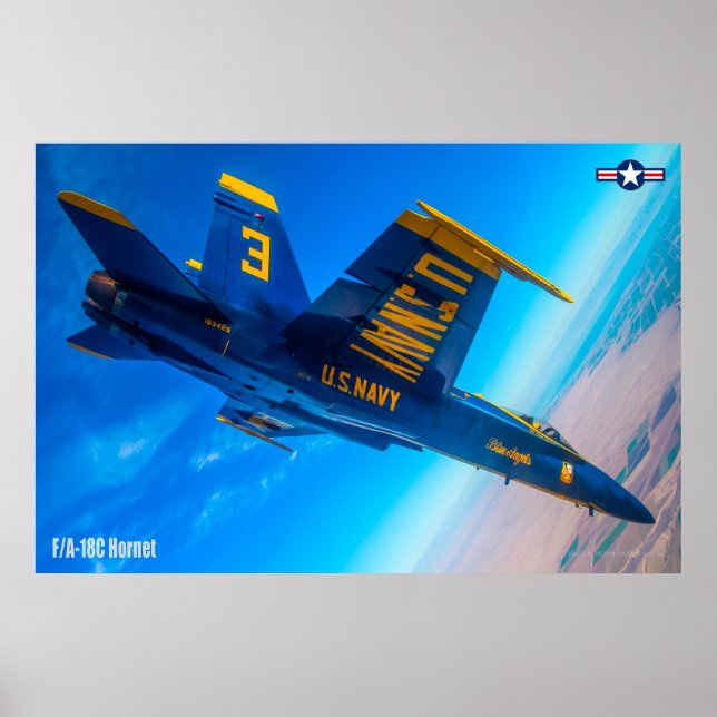 POSTER HORNET F/A-18C (Frente)