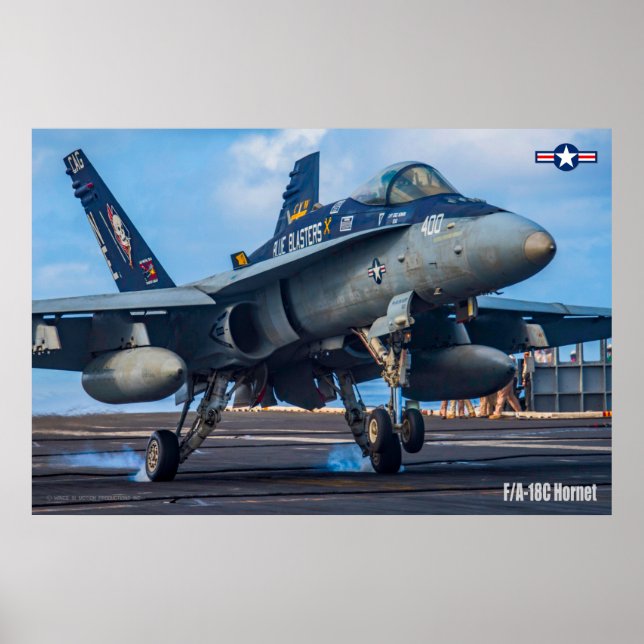 POSTER HORNET F/A-18C (Frente)