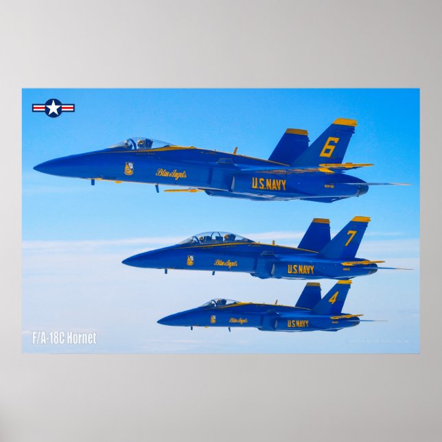 POSTER HORNET F/A-18C (Frente)