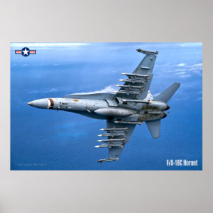 POSTER HORNET F/A-18C