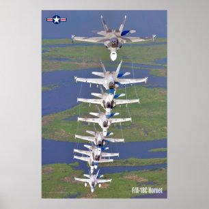 POSTER HORNET F/A-18C