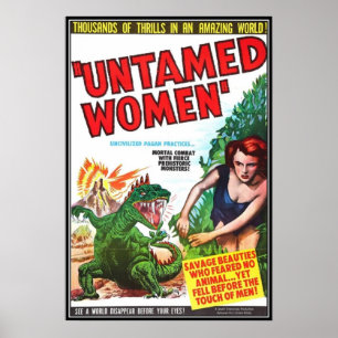 Poster Horror do filme do vintage -
