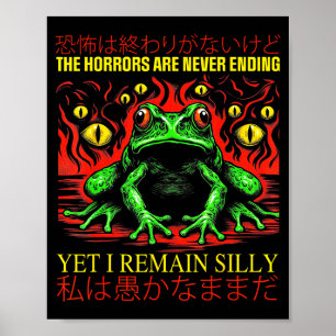 Poster Horrores Nunca Terminam Mas Eu Continuo Sendo Japo
