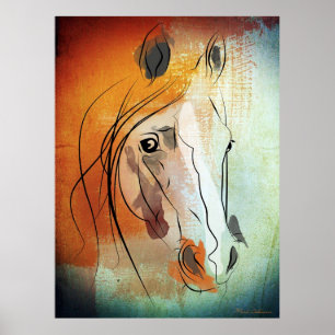 Poster horse