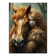 Horse e Companion Fantasy Art