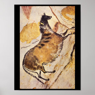 Poster Horse', Lascaux, Dordogne_Art da antiguidade