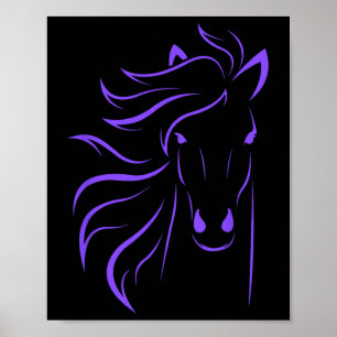 Poster Horse Lover Oferece Mulheres Equestres Homens Hors