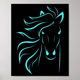 Poster Horse Lover Oferece Mulheres Equestres Homens Hors