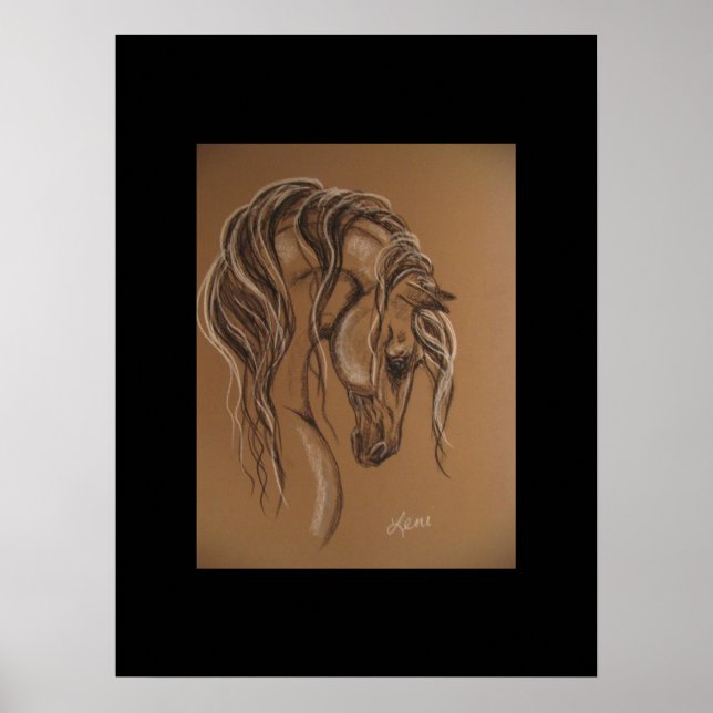 Póster Horse Sketch (Frente)