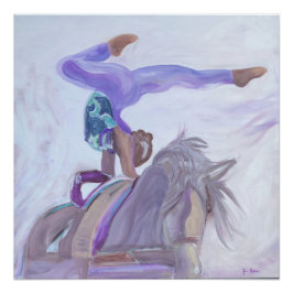 Póster Horse Vaulting