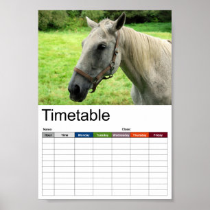 Poster Horsehead 005 Timetable